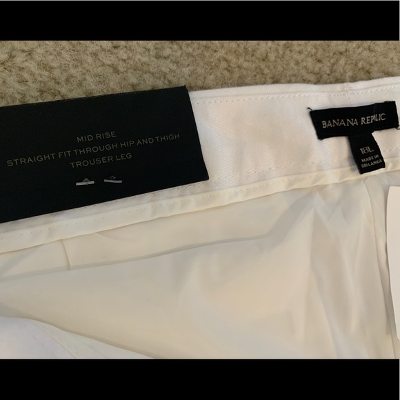 BEAUTIFUL White Logan Trouser-Fit Stretch Linen-Cotton Pant from BR - Picture 4 of 13